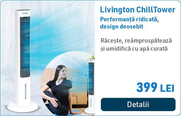 Livington ChillTower - Răcitor de aer subțire și puternic
